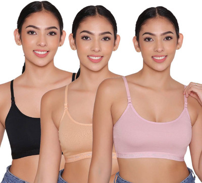 INKURV tango Women Training/Beginners Non Padded Bra(Multicolor)