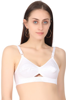 afifa CK CUTTON BRA Women Everyday Non Padded Bra(White)