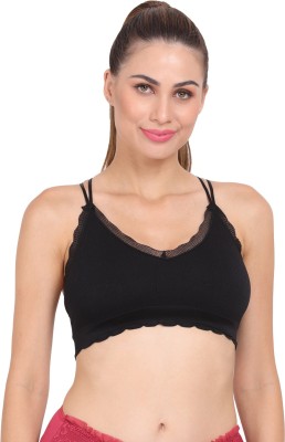 AMOUR SECRET Amour Secret Sports Bra Women Sports Lightly Padded Bra(Black)