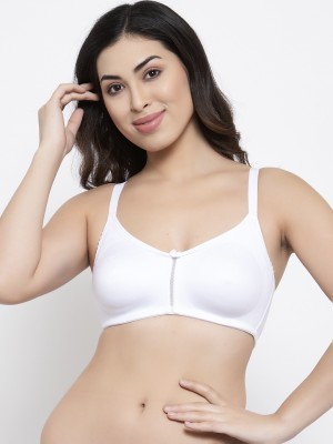 Prag & Co Women Full Coverage Non Padded Bra(White)