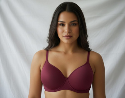 AmoraaWear Women Push-up Lightly Padded Bra(Maroon)