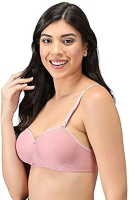 NAVRISE Pack of 3 Women Everyday Lightly Padded Bra (Pink, Green, Blue) Women Everyday Lightly Padded Bra(Pink, Green, Blue)