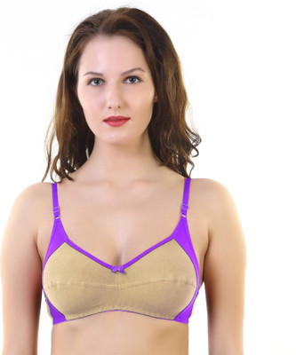 Trinovekat Women T-Shirt Non Padded Bra(Red)