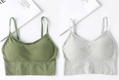 aamarsh Zion Bra Women Minimizer Lightly Padded Bra(Green, Grey)