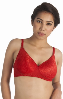 Shyam Sons FLAIR Women T-Shirt Heavily Padded Bra(Red)