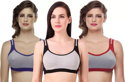 Inner Joy Women Everyday Non Padded Bra(Multicolor)