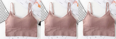 ZENDRIX Wireless Comfort Everyday T-Shirt Bra Classic Adjustable Straps Long Life Wear Women Sports Lightly Padded Bra(Pink)