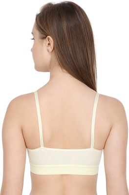 HouseOfCommon Women Sports Non Padded Bra(Gold, Pink, Black)