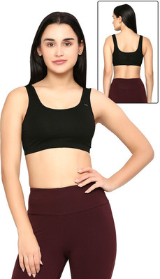 Laasa Sports SPORTS BRA Women Everyday Lightly Padded Bra(Black)