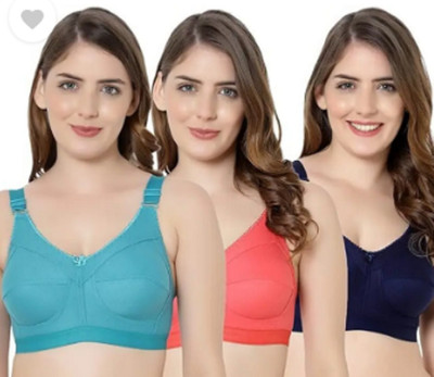 JSR Paris Beauty 1005 Women Full Coverage Non Padded Bra(Multicolor)