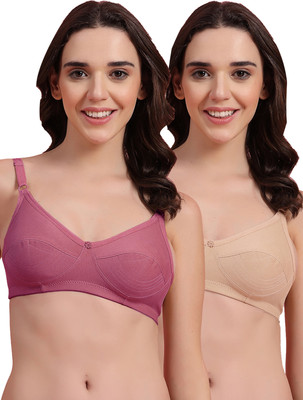 Shyam Sons FLAIR Mistify Women Everyday Non Padded Bra(Purple, Brown)
