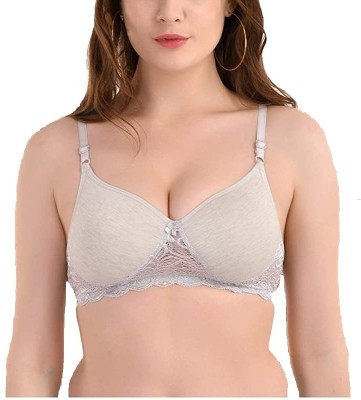 ORENZEE INNER Women Push-up Lightly Padded Bra(Orange)