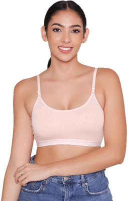 INKURV tango Women Training/Beginners Non Padded Bra(Pink)