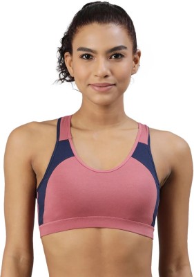 Blossom WORKOUT.BRA Women Sports Lightly Padded Bra(Pink)