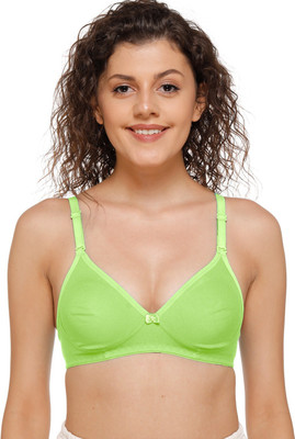 SONA Bra for women M1001 T-SHIRT NON PADDED BRA Women T-Shirt Non Padded Bra(Green)