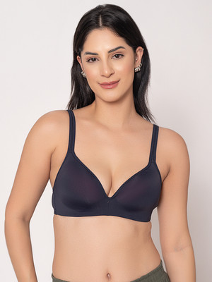 Chelvet Women Everyday Lightly Padded Bra(Dark Blue)