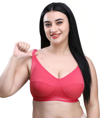 gaueav kumar NON PADDED WIREFREE SEAMED BRA Women Push-up Non Padded Bra(Red)