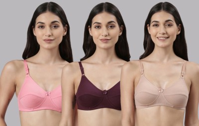 Dollar Missy Wire-Free Uplift Support Everyday Women Everyday Non Padded Bra(Multicolor)