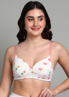 Dressberry Tweens Lightly Padded Printed T-shirt Bra Women T-Shirt Lightly Padded Bra(Multicolor)