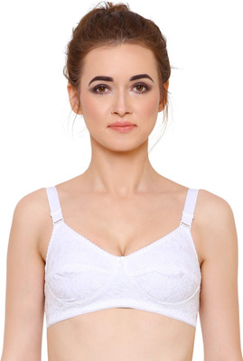 INKURV Erin Women Full Coverage Non Padded Bra(White)