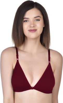 Vedantvik Women Everyday Non Padded Bra(Maroon)