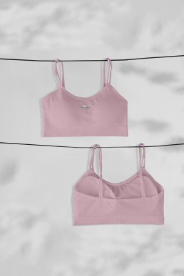 Under Secret 2122=PINK=PO1 Women Everyday Lightly Padded Bra(Pink)