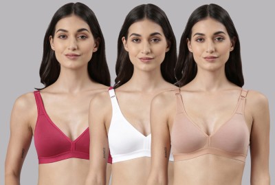 Dollar Missy Wire-Free Basic Support Everyday Women Everyday Non Padded Bra(Multicolor)