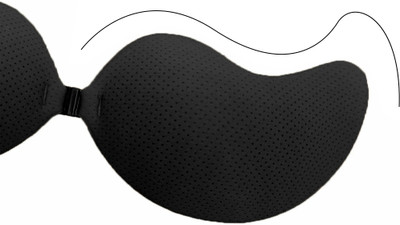 FIMBUL Black Push-Up Adhesive Bra Women Push-up Lightly Padded Bra(Black)