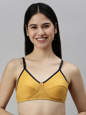 Kryptic Women Everyday Non Padded Bra(Yellow)