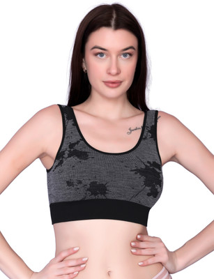 SHOBHYA BEAUTY Women Full Coverage Lightly Padded Bra(Black, Grey)