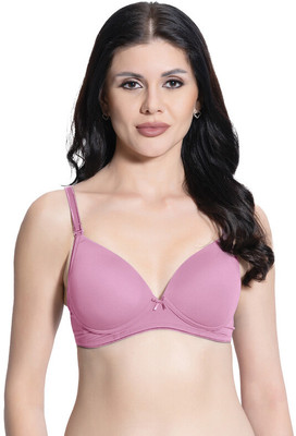 V Star PP02 Women Full Coverage Lightly Padded Bra(Purple)