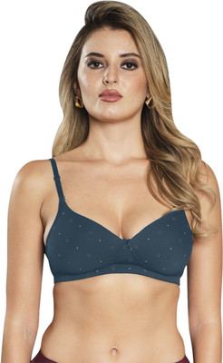 Sonari SMT011 Women T-Shirt Lightly Padded Bra(Green)