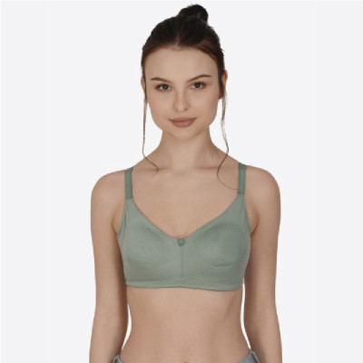 mod & Shy Women T-Shirt Non Padded Bra(Light Green)