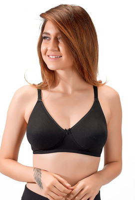JULIET by JULIET SHIKHA BK Women T-Shirt Lightly Padded Bra(Black)