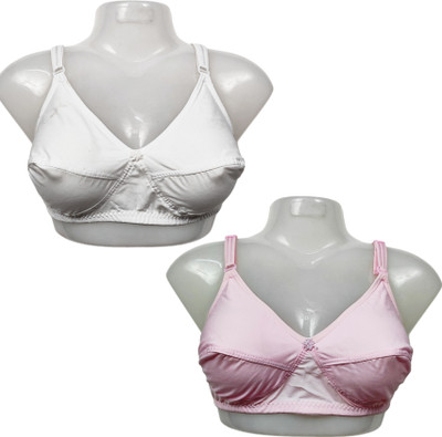 DA CREATIONS PACK OF 2 WOMEN NON PADDED REGULAR WEARING BRA Women Everyday Non Padded Bra(Multicolor)