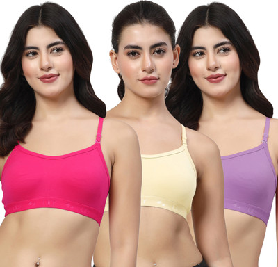 LILY 3321Mino Women Sports Non Padded Bra(Multicolor)