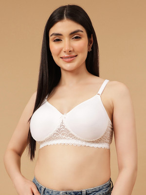 Clovia Women T-Shirt Non Padded Bra(White)