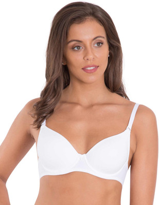 JOCKEY Women T-Shirt Heavily Padded Bra(White)