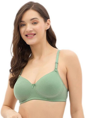 UBUNIIUQE Women Full Coverage Lightly Padded Bra(Green)