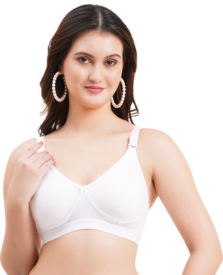 Layeba Women T-Shirt Non Padded Bra(White)