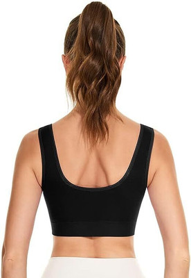 MOSSMOOR FREE SIZE Women Sports Non Padded Bra(Multicolor)