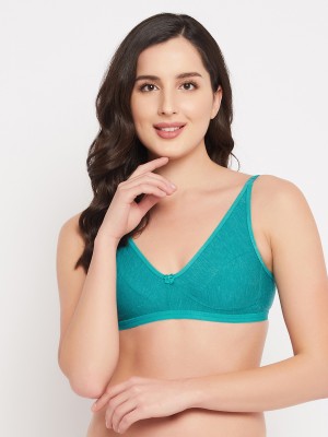 Clovia Women T-Shirt Non Padded Bra(Blue)