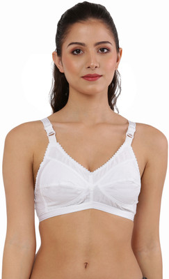 Extoes Women Everyday Non Padded Bra(White)