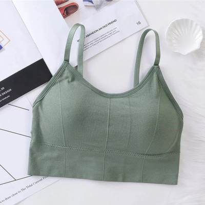 BRANKLY URJA Women Cami Bra Lightly Padded Bra Women Cami Bra Lightly Padded Bra(Green)
