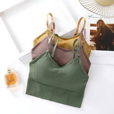 Payal Creation Women T-Shirt Lightly Padded Bra(Yellow, Brown, Green)