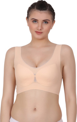 AMOUR SECRET Women Sports Lightly Padded Bra(Beige)