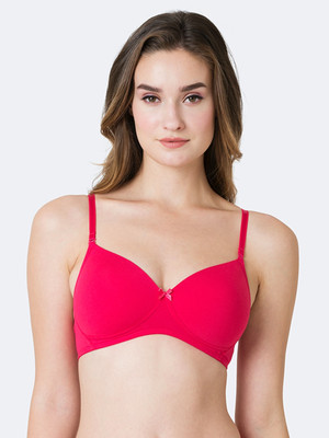 VAN HEUSEN Antibacterial And Wireless 16 Hours Of Comfort Women Full Coverage Lightly Padded Bra(Pink)