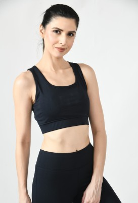 Waylene Women Sports Lightly Padded Bra(Dark Blue)