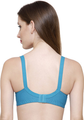 ZIVOK Full Coverage Net Bra Women Full Coverage Lightly Padded Bra(Pink, Green)