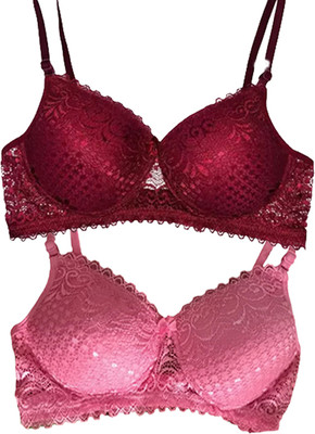 romantic mood Women Push-up Lightly Padded Bra(Multicolor)